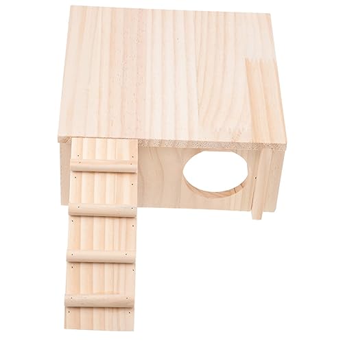 DOITOOL Vielseitiges Hamsterhaus Aus Holz Mehrkammer-versteck Nistkasten Für Zwerghamster Rennmäuse Mäuse DOITOOL Vielseitiges Hamsterhaus Aus Holz Mehrkammer-versteck Nistkasten Für Zwerghamster Rennmäuse Mäuse von DOITOOL