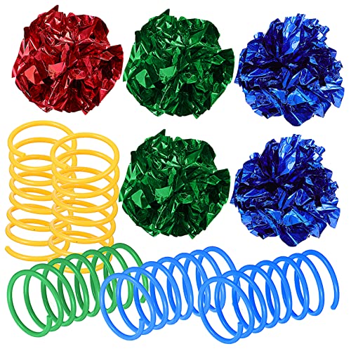 DOITOOL Katzenspielzeug Bälle Feder 10er Pack Knisterspielzeug für Hauskatzen Interaktives Spielzeug gegen Langeweile DOITOOL Katzenspielzeug Bälle Feder 10er Pack Knisterspielzeug für Hauskatzen Interaktives Spielzeug gegen Langeweile von DOITOOL