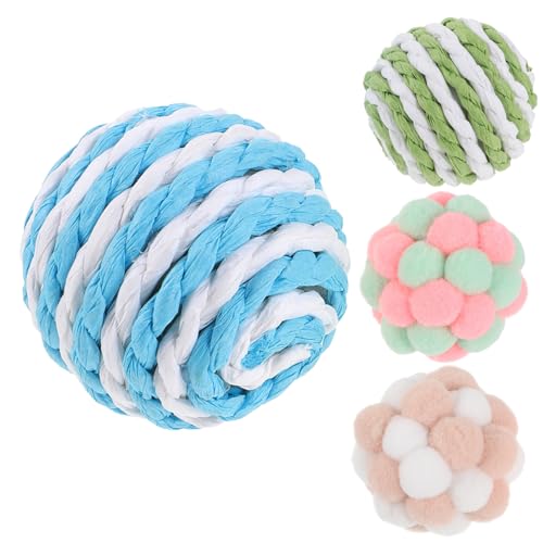 DOITOOL 1 Satz Katzenspielzeugball Plüschtiere Katze Plüschbälle Kitten Spielzeug Interaktives Katzenspielzeug Trainingsball Für Katzen Kätzchen Kratzbaum Plüschkugel Backenzahn DOITOOL 1 Satz Katzenspielzeugball Plüschtiere Katze Plüschbälle Kitten Spielzeug Interaktives Katzenspielzeug Trainingsball Für Katzen Kätzchen Kratzbaum Plüschkugel Backenzahn von DOITOOL
