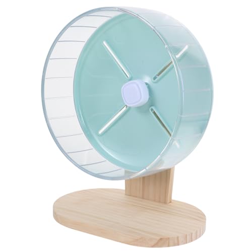 DOITOOL Leises Hamster-laufrad 20 cm Spielzeug für Chinchilla und Ratte Kompakter und Dekorativer Radständer von DOITOOL