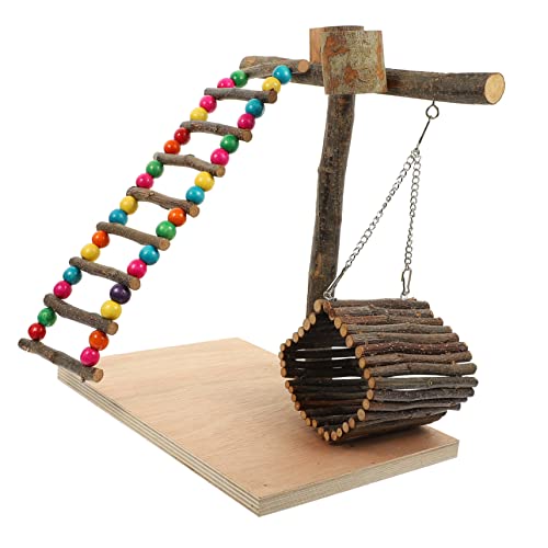 DOITOOL Papageienstange Vogel-trainingsstange Desktop-trainingsständer – Vogelständerhalterpfosten Mit Papageienkäfig-zubehör DOITOOL Papageienstange Vogel-trainingsstange Desktop-trainingsständer – Vogelständerhalterpfosten Mit Papageienkäfig-zubehör von DOITOOL