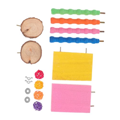 DOITOOL Papageienplattform 1 Set Mit Spielzeug Für Vögel Leuchtende Farben Um Die Aufmerksamkeit Auf Sich Zu Ziehen Aus Sicheren Materialien Für Den Einsatz Zufällige Farbe DOITOOL Papageienplattform 1 Set Mit Spielzeug Für Vögel Leuchtende Farben Um Die Aufmerksamkeit Auf Sich Zu Ziehen Aus Sicheren Materialien Für Den Einsatz Zufällige Farbe von DOITOOL