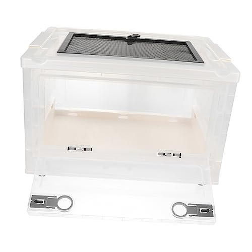 DOITOOL Isolierter Haustierkäfig Hamsternistkasten Kleintier-Terrarium Weißer Bereich Komfortables Zuhause Für Hamster von DOITOOL