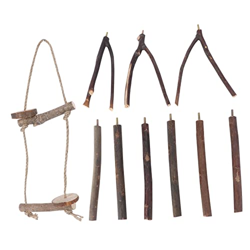 DOITOOL Spielzeugtiere Vogel Papagei Spielzeug Set Vogelständer Spielzeug Papagei Hängespielzeug Für Ziervögel DOITOOL Spielzeugtiere Vogel Papagei Spielzeug Set Vogelständer Spielzeug Papagei Hängespielzeug Für Ziervögel von DOITOOL
