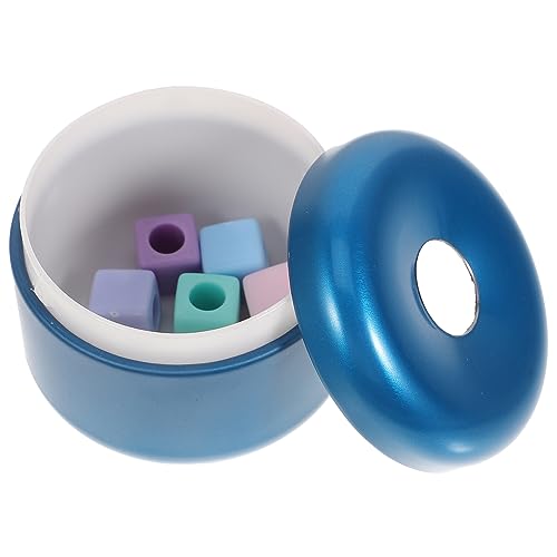 DOITOOL Papageien-blockglas-Spielzeug Vogel-trainingsspielzeug Mit 6 Farbblöcken Vogelspielzeug Für Indoor-übungen Neugier von DOITOOL