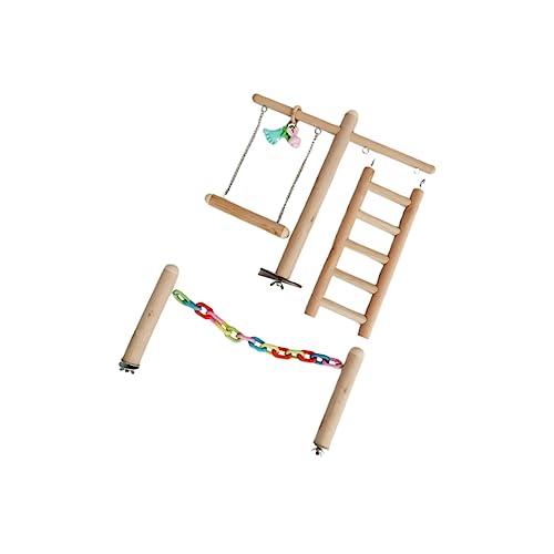 DOITOOL 1 Satz Vogelkäfige Für Sittiche Jaulas para Pajaros Periquitos Vogelbissspielzeug Vogelklettern Hängendes Spielzeug Vogel Papagei Spielzeug Kauspielzeug Beissen Leiter Bambus DOITOOL 1 Satz Vogelkäfige Für Sittiche Jaulas para Pajaros Periquitos Vogelbissspielzeug Vogelklettern Hängendes Spielzeug Vogel Papagei Spielzeug Kauspielzeug Beissen Leiter Bambus von DOITOOL