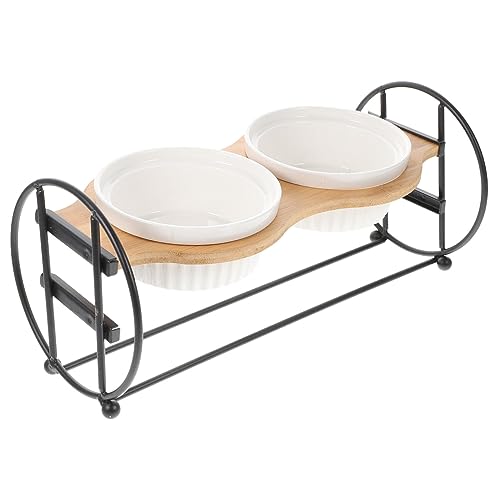 DOITOOL Erhöhtes Katzennapf-Set 1 Keramik-futternapfständer Für Haustiere Schnurrhaarfreundlicher Geneigter Katzenfutter- Und Wassernapf DOITOOL Erhöhtes Katzennapf-Set 1 Keramik-futternapfständer Für Haustiere Schnurrhaarfreundlicher Geneigter Katzenfutter- Und Wassernapf von DOITOOL