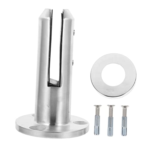 DOITOOL Stabile Edelstahl-bodenglasklemmplatte Zapfenklemme Schraubverschluss Für Pool Home Outdoor Zerlegen Und Zu Reinigen von DOITOOL
