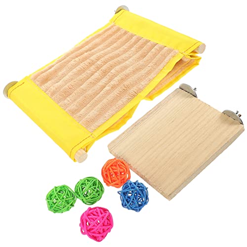 DOITOOL Haustier Spielzeug Meerschweinchen Hängematte Chinchilla Ruhebett Sprungbrett Hängematte Nest Verschleiß Kratzfest DOITOOL Haustier Spielzeug Meerschweinchen Hängematte Chinchilla Ruhebett Sprungbrett Hängematte Nest Verschleiß Kratzfest von DOITOOL