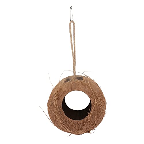 DOITOOL 1 x Kokosnuss-Versteck für Nymphensittiche, Spielzeug für Hamster, Hamster, Vogelhütte, Käfig, Papageiennest, Vogelzuchthöhle, Finken, Futterspender, Vögel, Unterschlupf, Eidechse, DOITOOL 1 x Kokosnuss-Versteck für Nymphensittiche, Spielzeug für Hamster, Hamster, Vogelhütte, Käfig, Papageiennest, Vogelzuchthöhle, Finken, Futterspender, Vögel, Unterschlupf, Eidechse, von DOITOOL