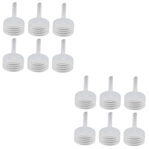 DOITOOL 2 Sets Garnelenzucht-Set: Kunststoff-inkubator Für Aquarien Brutkappe Und Schlauch 50 Stück X 2 von DOITOOL
