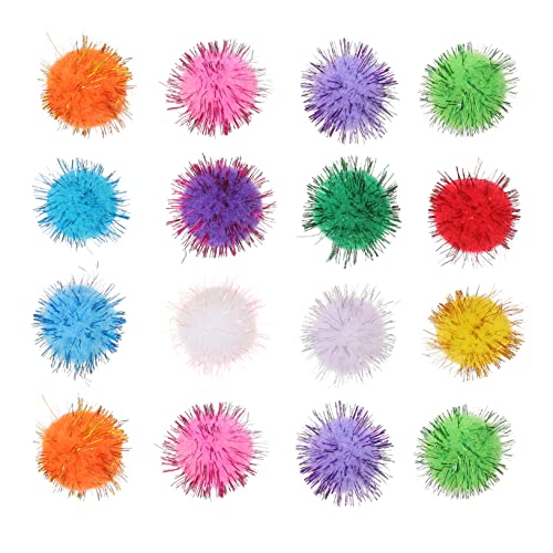 DOITOOL Hochwertiges Katzenspielzeug für Hauskatzen 3 cm Glitzerbälle Kätzchen-kauspielzeug Bälle DOITOOL Hochwertiges Katzenspielzeug für Hauskatzen 3 cm Glitzerbälle Kätzchen-kauspielzeug Bälle von DOITOOL