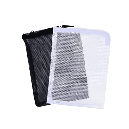 DOITOOL 10er Pack Aquarium Mesh Net Tasche 20x30cm Fisch Tank Tasche Set in Weiß Schwarz DOITOOL 10er Pack Aquarium Mesh Net Tasche 20x30cm Fisch Tank Tasche Set in Weiß Schwarz von DOITOOL