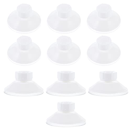 DOITOOL 10St Dreiteiliges Saugnapf-Set Plastikfischglas abnehmbare Saugnäpfe für Aquarien Schlauch Saugnapf für Aquarien Zubehör für Aquariensauger Aquarium Haustier rotieren Abs von DOITOOL