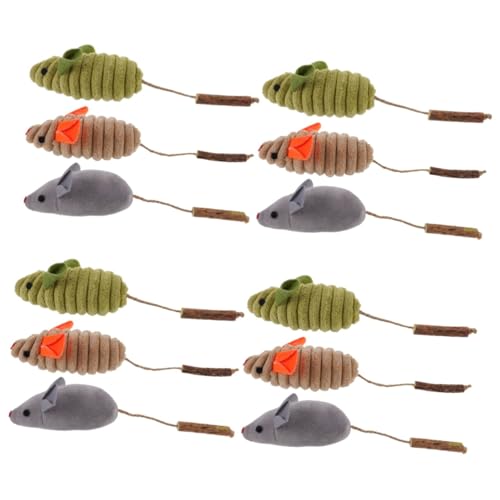 DOITOOL 4sets Kauspielzeug Für Katzen Kätzchen Spielzeug Interaktive Für Indoor Katzen 3 Stücke * 4 DOITOOL 4sets Kauspielzeug Für Katzen Kätzchen Spielzeug Interaktive Für Indoor Katzen 3 Stücke * 4 von DOITOOL