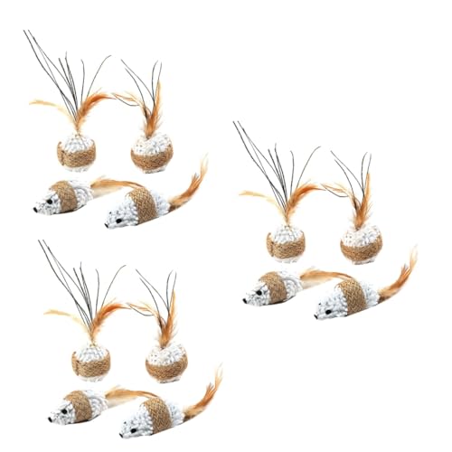 DOITOOL 12 STK katzenspielzeug Spielzeug für Katzen balles Katzen-Trainingsspielzeug Plüschtier Flauschige Kuscheltiere Spielzeug für Kätzchen Plüschmaus Plüsch Spielzeug Katzenpfote DOITOOL 12 STK katzenspielzeug Spielzeug für Katzen balles Katzen-Trainingsspielzeug Plüschtier Flauschige Kuscheltiere Spielzeug für Kätzchen Plüschmaus Plüsch Spielzeug Katzenpfote von DOITOOL