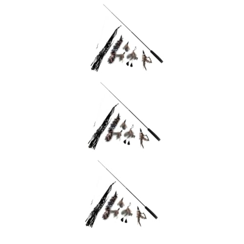 DOITOOL 3er-Set Katzenspielzeug-Set Buntes Haustierspielzeug Mit Band Für Kätzchen Und Katzen Jagdspaß 6 Stück X 3 DOITOOL 3er-Set Katzenspielzeug-Set Buntes Haustierspielzeug Mit Band Für Kätzchen Und Katzen Jagdspaß 6 Stück X 3 von DOITOOL