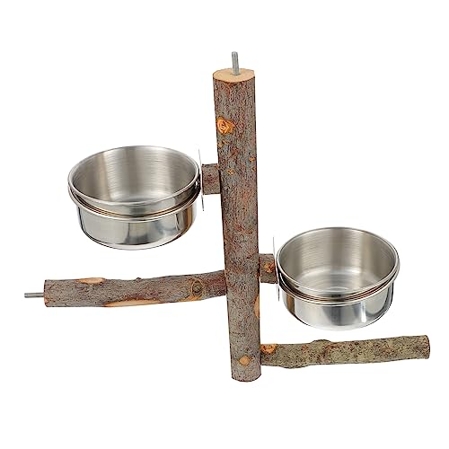 DOITOOL Papageien-sitzstange und Futternapf-ständer 1-teiliges Set Einfach Zu Montieren für Haustier-Vogel-Liebhaber DOITOOL Papageien-sitzstange und Futternapf-ständer 1-teiliges Set Einfach Zu Montieren für Haustier-Vogel-Liebhaber von DOITOOL