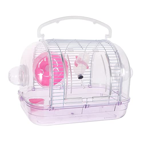 DOITOOL 1Stk Hamsterkäfig Meerschweinchenkäfig Kleiner Tiertransporter Koffer meerschweinchen käfig Hamster-Villa-Basiskäfig Hamster Tragetasche Vögel Zierkäfig Haustier von DOITOOL