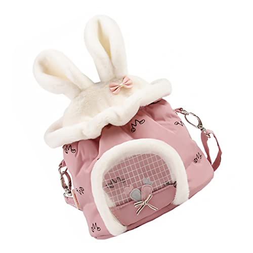 DOITOOL 1Stk Hamstertasche Meerschweinchen Träger Transportbox für Haustiere Rucksack Hamster-Reisetransporter Kleintiertransporter tragbar Haustierkäfig Koffer Eichhörnchen Reisen Plüsch von DOITOOL