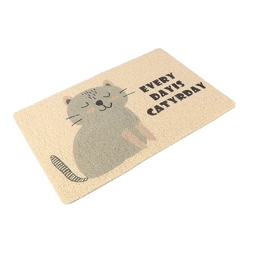 DOITOOL Katzenstreu-pad Von 1pc Futterfütterungsmatte Für Katzen Robuste Atmungsaktive Matte Für Den Innenbereich von DOITOOL
