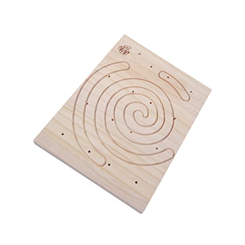 DOITOOL Haustierspielzeug Aus Holz Schleifplatte Kratzbrett Für Hamster Chinchilla DOITOOL Haustierspielzeug Aus Holz Schleifplatte Kratzbrett Für Hamster Chinchilla von DOITOOL