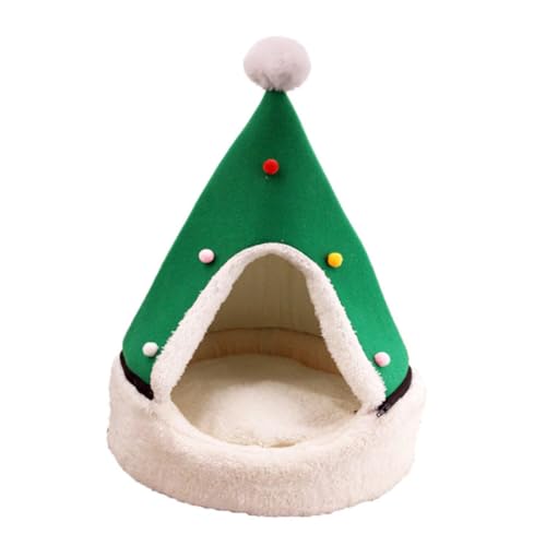 DOITOOL Haustier-Party Weihnachtsbedarf Warmes Haustierbett Weihnachtsbaumförmiges Hunde-/katzenhaus DOITOOL Haustier-Party Weihnachtsbedarf Warmes Haustierbett Weihnachtsbaumförmiges Hunde-/katzenhaus von DOITOOL