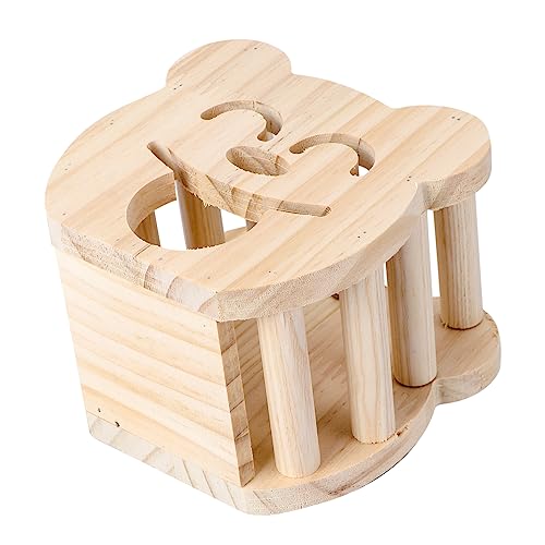 DOITOOL Heuspendergestell Aus Holz Futterkrippe Grasgestell Für Kleintiere Beige DOITOOL Heuspendergestell Aus Holz Futterkrippe Grasgestell Für Kleintiere Beige von DOITOOL