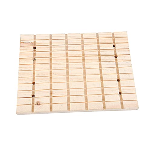 DOITOOL Fußpolster Für Meerschweinchen Und Eichhörnchen Aus Holz Kratzbrett Sicher Für Haustiernägel DOITOOL Fußpolster Für Meerschweinchen Und Eichhörnchen Aus Holz Kratzbrett Sicher Für Haustiernägel von DOITOOL