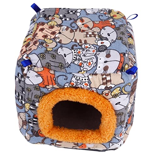 DOITOOL Meerschweinchen-hängematte Versteck Haustiernest Schlafhaus Für Meerschweinchen Hamster Reisen Zufällige Farbe von DOITOOL