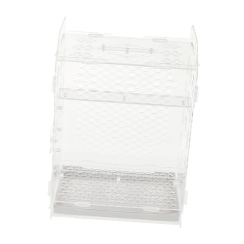DOITOOL Praktischer Papageienkäfig Acryl-futterbox Für Vögel Leicht Einfach Zu Verstauen von DOITOOL