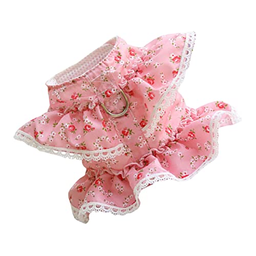 DOITOOL 1Stk Zugkraft nutzen Spitzen-Kit Spitzen-Tanktops Kleidung für kleine Hunde Spitzenkleider Muskelshirt Weste für Haustierkleidung Haustiergurt Blumen Geschirr einstellen Polyester von DOITOOL