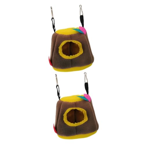 DOITOOL 2 Stücke Gemütliche Hamster Meerschweinchen Bett Plüsch Hängenest Hängematte Für Haustiere Warme Loch Schlaf Höhle DOITOOL 2 Stücke Gemütliche Hamster Meerschweinchen Bett Plüsch Hängenest Hängematte Für Haustiere Warme Loch Schlaf Höhle von DOITOOL