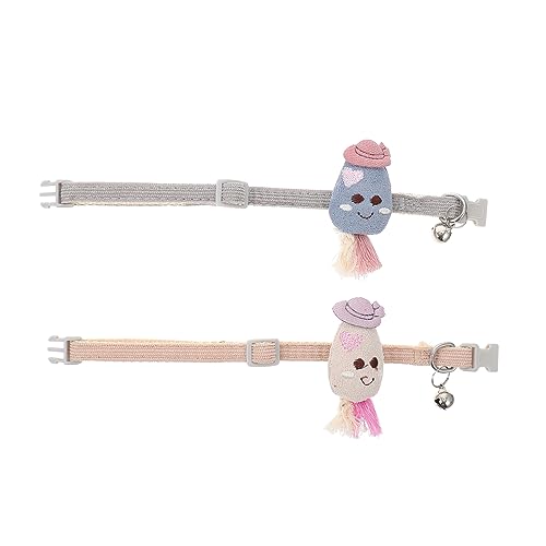 DOITOOL Verstellbares Hundehalsband mit Karottenmotiv Bequem für Welpen und Katzen Waschbar von DOITOOL