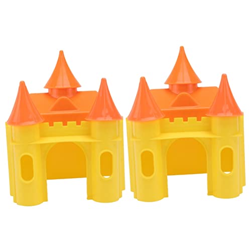 DOITOOL 2 STK Hamsterburgnest hamsterbett Hamster Spielzeug Temperature Control Small Animal Bed temperatursteuerung Hamster kauen Hamsterkäfig Chinchillakäfig Hängematte Plastik von DOITOOL