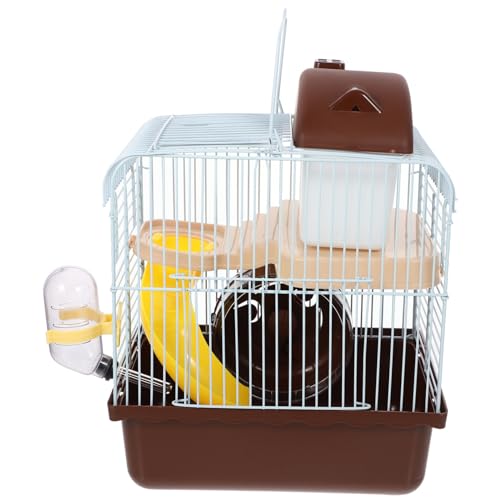 DOITOOL 2 STK Hamsterkäfige und Lebensräume Haustierkäfig Reisezubehör Kaninchenkäfig Villenkäfig für kleine Haustiere Haustierhaus Goldener Bär Kleine Tiere Chinchilla von DOITOOL