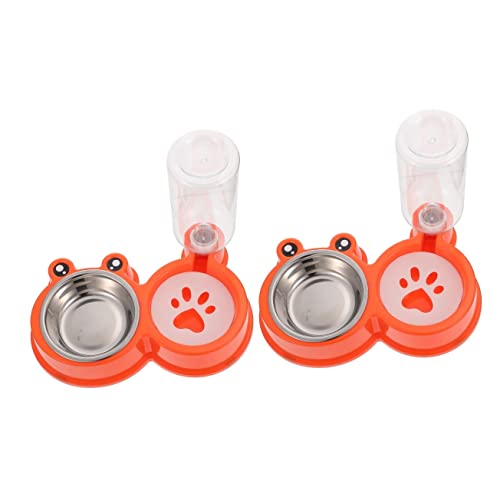 DOITOOL 2 STK Haustiernapf Wassertrinkschale für Haustiere Spender für Wasserflaschen Katzennäpfe Katzennapf Automatischer Wasserspender für Hunde Hundefutter Lebensmittel Katzenfutter von DOITOOL