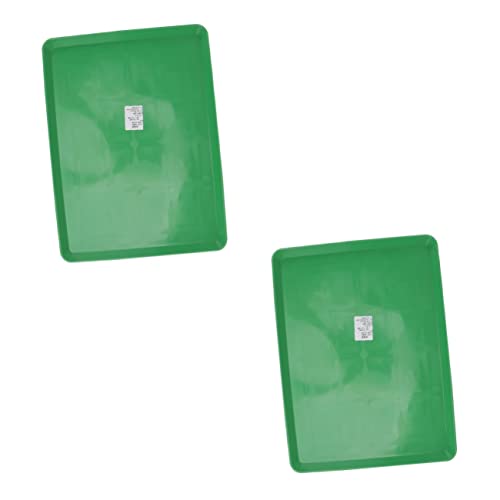 DOITOOL 2 STK Haustiertoilette Kunststoff Geschirr pfanne Hundebox-Liner-Fach Zwinger große Hundehütte Kaninchen Bettpfanne Haustier Hund Bettpfanne Hundekäfig Beschichtung Haustier Hase von DOITOOL