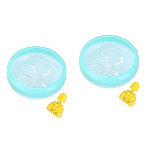 DOITOOL 2 Stück Laufrad Zur Käfigmontage 14 cm Pp-laufscheibe Für Kleintiere Hamster Ratten Mäuse Rennmäuse Haustierspielzeug Stabil Und Sicher von DOITOOL
