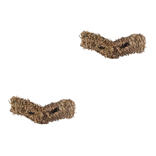 DOITOOL 2stücke Tunnel-förmiges Hamster-Spielzeug Nest Aus Naturstroh Sicheres Und Komfortables Haustierversteck Für Hamster Meerschweinchen Und Andere Kleintiere Zum Spielen Und DOITOOL 2stücke Tunnel-förmiges Hamster-Spielzeug Nest Aus Naturstroh Sicheres Und Komfortables Haustierversteck Für Hamster Meerschweinchen Und Andere Kleintiere Zum Spielen Und von DOITOOL