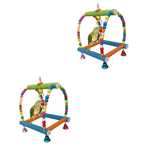 DOITOOL 2 Stücke Vogel Papagei Schaukel Spielzeug Leiter Liefert Kauen Material Sicher Für Vögel DOITOOL 2 Stücke Vogel Papagei Schaukel Spielzeug Leiter Liefert Kauen Material Sicher Für Vögel von DOITOOL