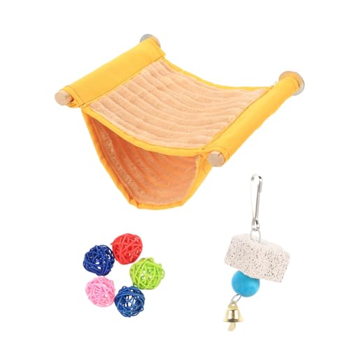 DOITOOL 2 Sets Papagei Hängematte Vogel Spielzeug für Nymphensittich Wählen Papagei Spielzeug Papagei Käfig Zubehör Vogel Sitzstange DOITOOL 2 Sets Papagei Hängematte Vogel Spielzeug für Nymphensittich Wählen Papagei Spielzeug Papagei Käfig Zubehör Vogel Sitzstange von DOITOOL