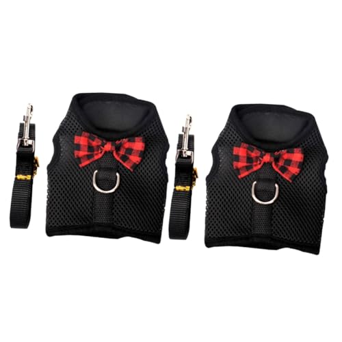 DOITOOL 2 Sets Verstellbare Hundeweste Atmungsaktives Mesh-Haustier-Set Zugseil Haustierbedarf Für Und Mittelgroße Hunde DOITOOL 2 Sets Verstellbare Hundeweste Atmungsaktives Mesh-Haustier-Set Zugseil Haustierbedarf Für Und Mittelgroße Hunde von DOITOOL