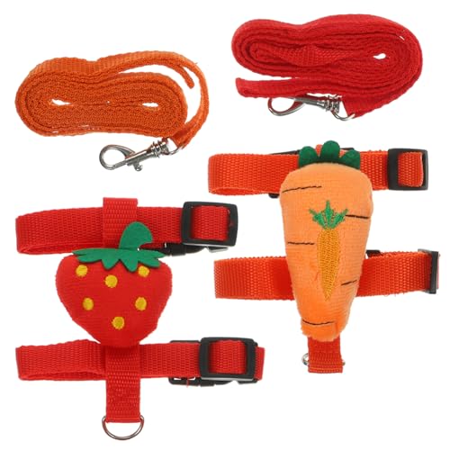 DOITOOL 2 Sätze Kaninchenleine Türdekoration Kätzchenleine kleines Katzenhalsband Welpenleine Kaninchengeschirr Hasenleine Katzen und Hunde schmücken kleines Haustier Suite Gurt Polyester DOITOOL 2 Sätze Kaninchenleine Türdekoration Kätzchenleine kleines Katzenhalsband Welpenleine Kaninchengeschirr Hasenleine Katzen und Hunde schmücken kleines Haustier Suite Gurt Polyester von DOITOOL