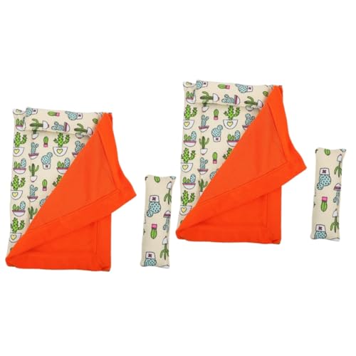 DOITOOL 2 Sets Reptilienbett Für Bartagamen Geckos Und Eidechsen Stabiler Schlafsack Für Haustier-Reptilien Verblasst Nicht Und Ist Bequem von DOITOOL