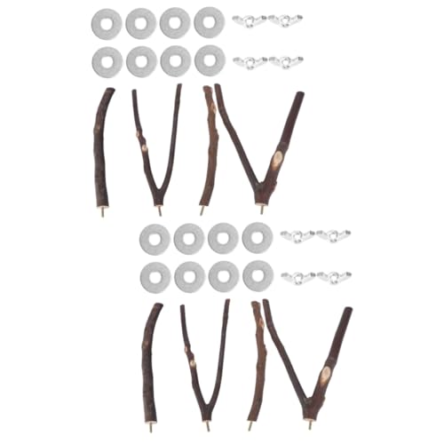 DOITOOL 2 Sets Papagei Liefert Natürliche Sitzstangen Vogel Barsch Kauen Spielzeug Stehend Pole Zweig Spielzeug Pet Spielset DOITOOL 2 Sets Papagei Liefert Natürliche Sitzstangen Vogel Barsch Kauen Spielzeug Stehend Pole Zweig Spielzeug Pet Spielset von DOITOOL