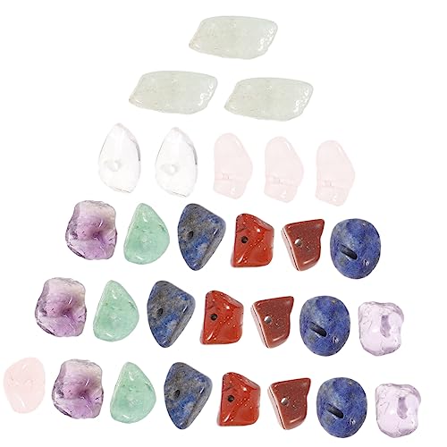 DOITOOL 2 Sätze Perlen aus Naturstein lose Perlen dekorative Perlen Zubehör für Aquarien Schmuck DIY Handwerk Perlen Machen Kit zur Herstellung von Perlenarmbändern Kies DOITOOL 2 Sätze Perlen aus Naturstein lose Perlen dekorative Perlen Zubehör für Aquarien Schmuck DIY Handwerk Perlen Machen Kit zur Herstellung von Perlenarmbändern Kies von DOITOOL