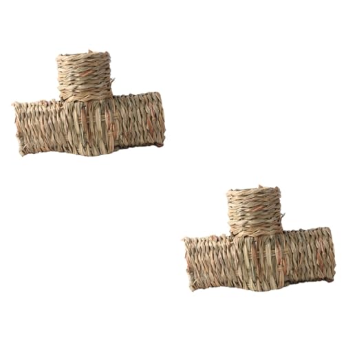 DOITOOL 2 Stück Hamstertunnel Hamsterspieltunnel Gewebt Hamstertunnel Tragbar Hamsterhöhle Hamsterlaufhütte Hamsterversteck Sportspielzeug Haustierbett Kaugras Kleines Haustier DOITOOL 2 Stück Hamstertunnel Hamsterspieltunnel Gewebt Hamstertunnel Tragbar Hamsterhöhle Hamsterlaufhütte Hamsterversteck Sportspielzeug Haustierbett Kaugras Kleines Haustier von DOITOOL