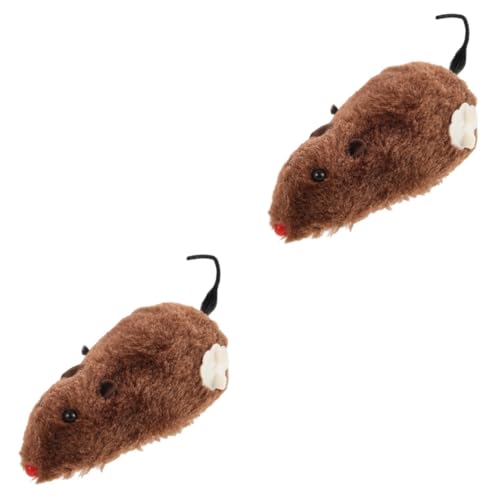 DOITOOL 2 Stücke Wind Spielzeug Plüsch Ratte Witz Mäuse Für Party Favors Stuffers Für Kinder Korb DOITOOL 2 Stücke Wind Spielzeug Plüsch Ratte Witz Mäuse Für Party Favors Stuffers Für Kinder Korb von DOITOOL