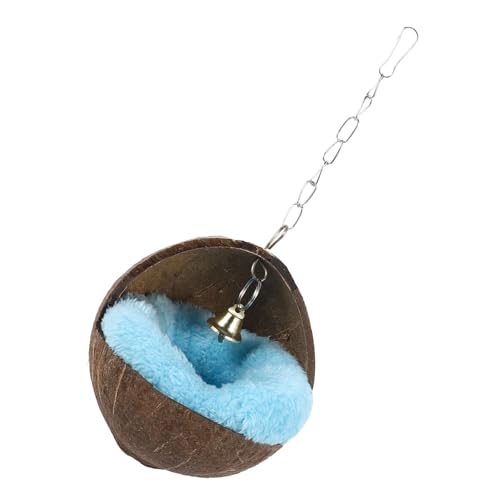 DOITOOL 2 Stücke Coconut Shell Nest Für Hamster Guinea Pig Weiche Matte Bett Zufällige Muster von DOITOOL